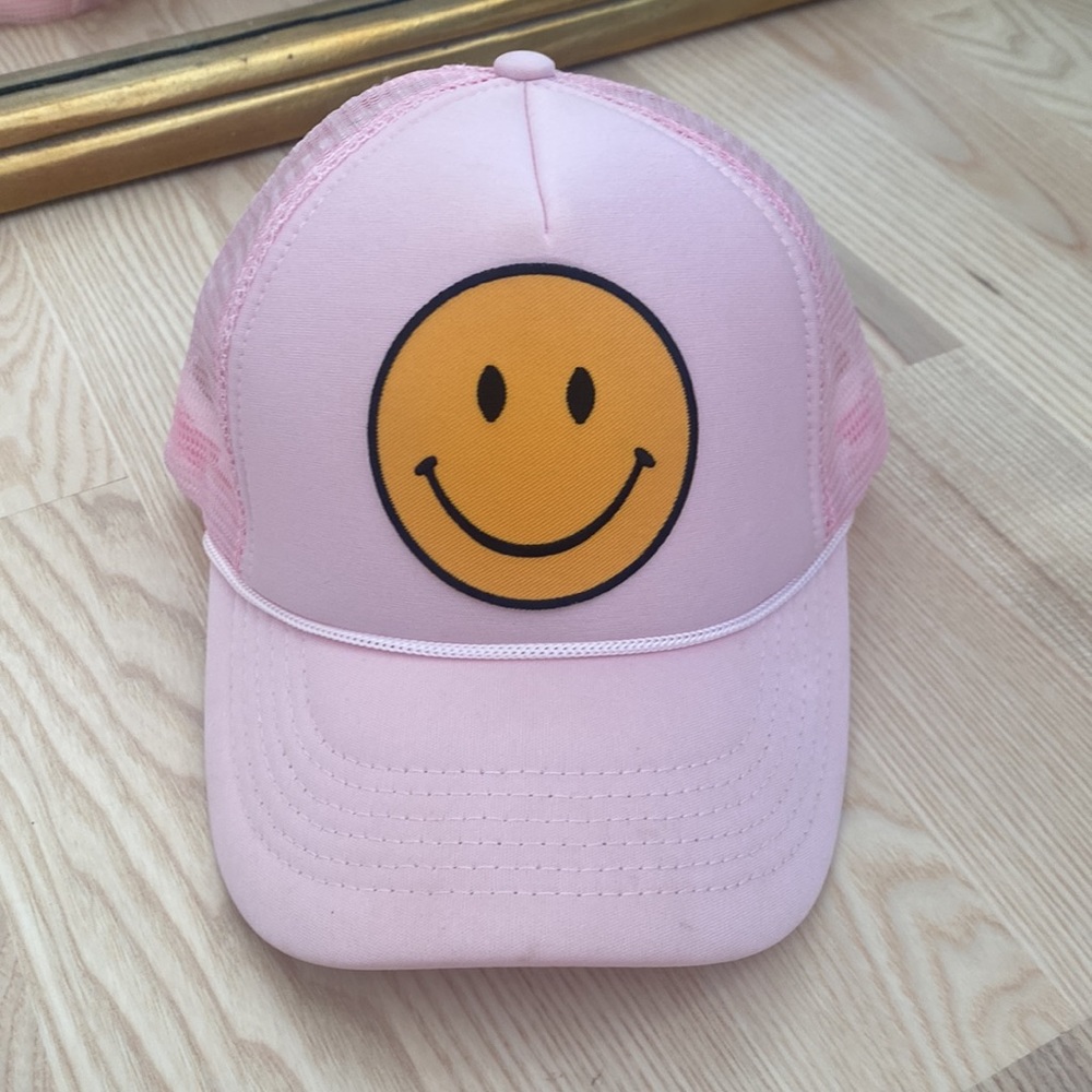 Smily face baseball Hat - Picture 4 of 5